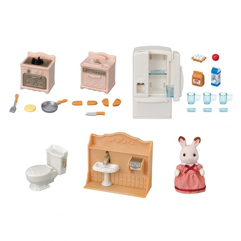 Acheter Sylvanian Families - Set ameublement et figurine pour cotta...