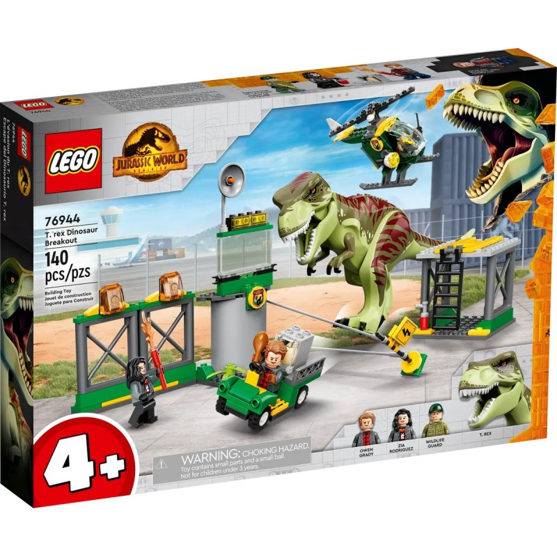 LEGO® Jurassic World 76944 : L’évasion du T. rex