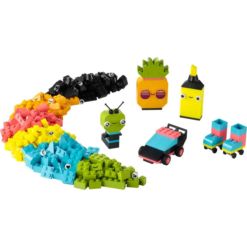 LEGO® Classic 11027 : L’amusement créatif fluo