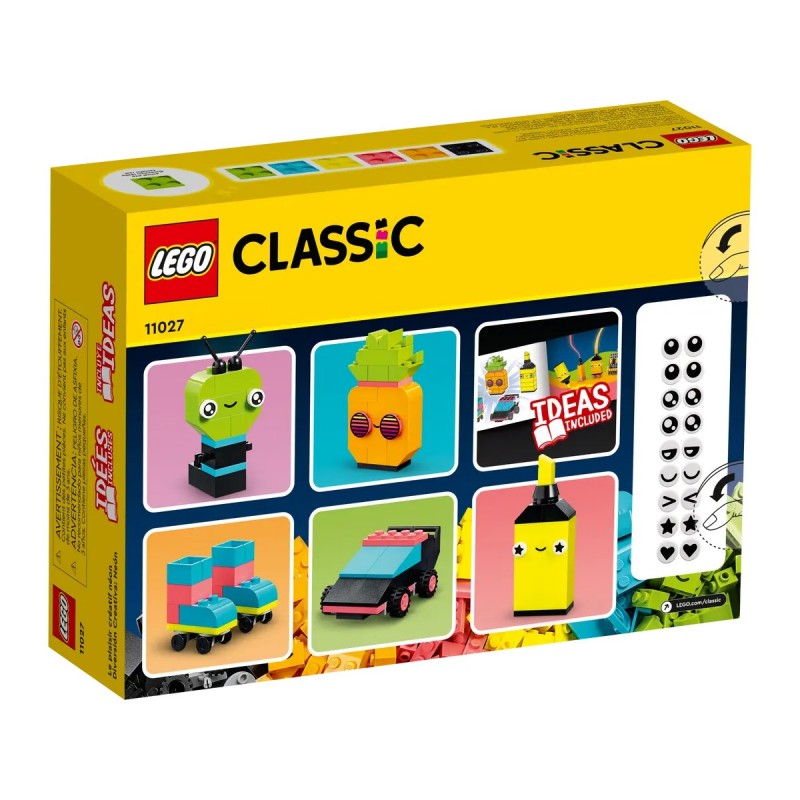 LEGO® Classic 11027 : L’amusement créatif fluo