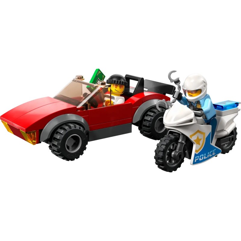 LEGO® City 60392 : La course-poursuite de la moto de police