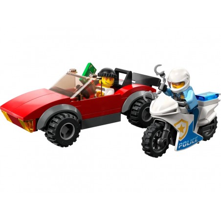 LEGO® City 60392 : La course-poursuite de la moto de police