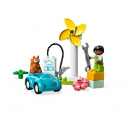 DUPLO® 10985 : L’éolienne et la voiture électrique