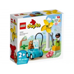 DUPLO® 10985 : L’éolienne et la voiture électrique