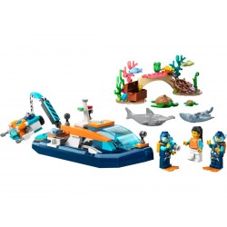 Lego City - Le bateau d’exploration sous-marine