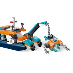 Lego City - Le bateau d’exploration sous-marine