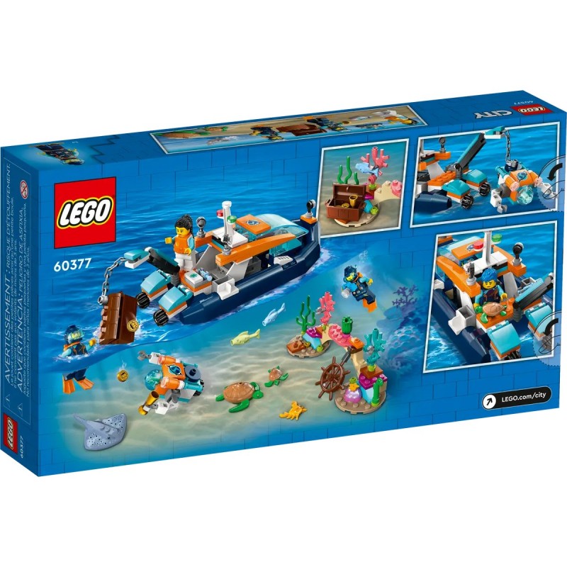 Lego City - Le bateau d’exploration sous-marine