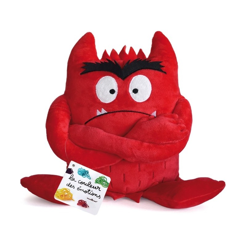 The color of emotions – Anger red plush