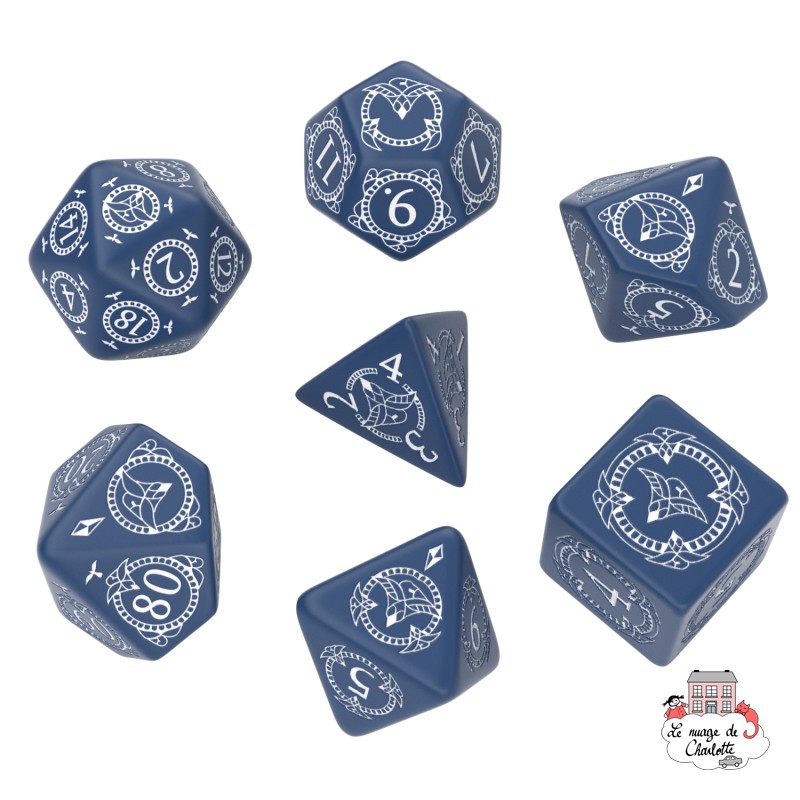 Pathfinder Dice Set - Hell's Rebels [7 dices] - QWO-SPAT19 - Q Workshop - Dices, bags and other accessories - Le Nuage de Cha...