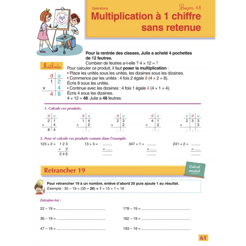 Sami et Julie - Méthode de calcul - Je calcule vite et bien