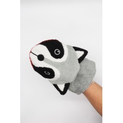 Raccoon washcloth Wanda (large)