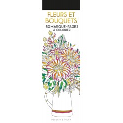 50 marque-pages - Fleurs et Bouquets