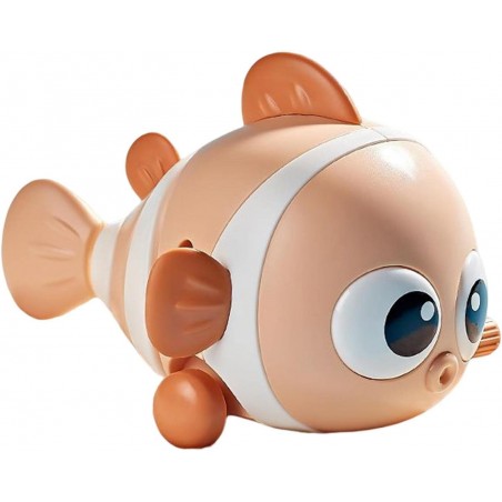 Wind-up toy - clown fish - Peach