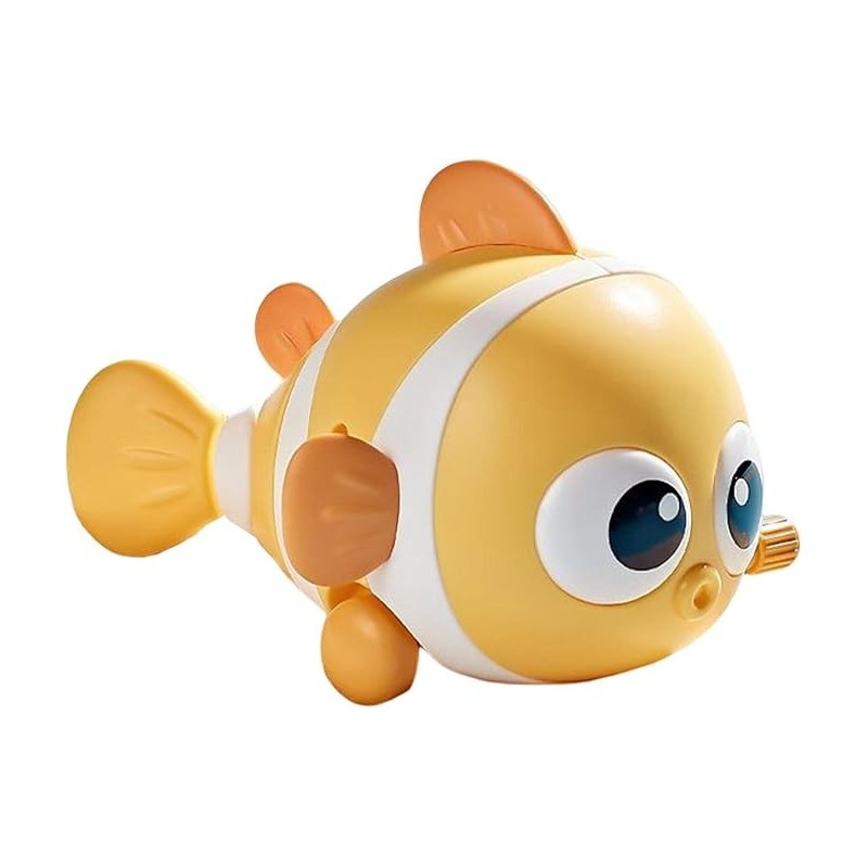 Wind-up toy - clown fish - Yellow