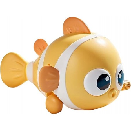 Wind-up toy - clown fish - Yellow