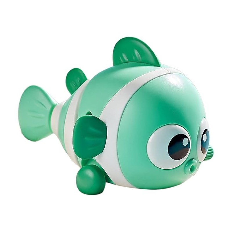 Wind-up toy - clown fish - Green