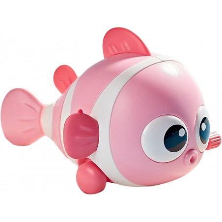 Wind-up toy - clown fish - Pink