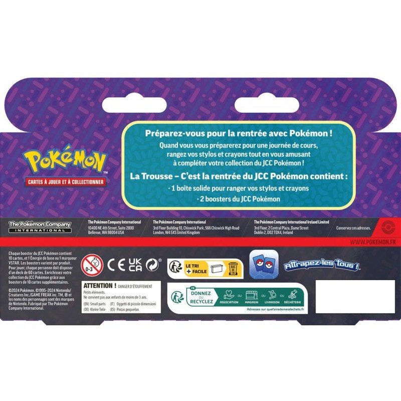 Pokémon - Plumier Dracaufeu + 2 boosters