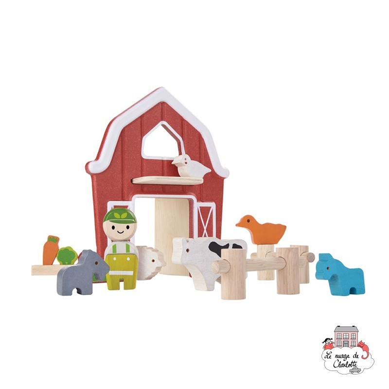 La ferme - PLT-6618 - PlanToys - Figurines et accessoires - Le Nuage de Charlotte