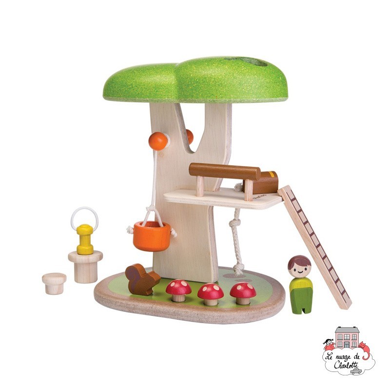 Cabane dans l'arbre - PLT-6626 - PlanToys - Figurines et accessoires - Le Nuage de Charlotte