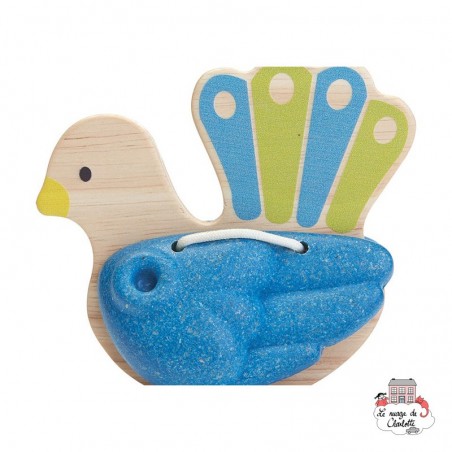 Oiseaux à percussions - Paon Clac-Clac - PLT-6432 - PlanToys - Musique - Le Nuage de Charlotte