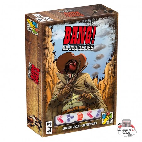 Bang! - Le Jeu de dés - DVG-19858 - dV Giochi - Jeux de société - Le Nuage de Charlotte