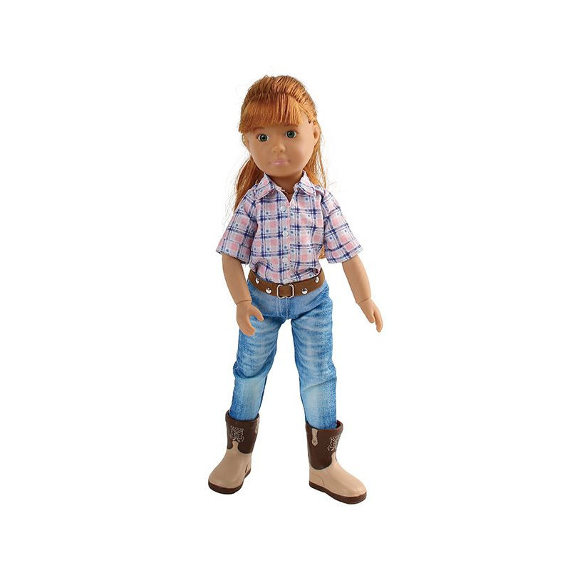 Chloe Riding Cowgirl - Doll Set