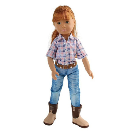 Chloe Riding Cowgirl - Doll Set