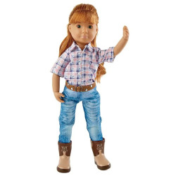 Chloe Riding Cowgirl - Doll Set