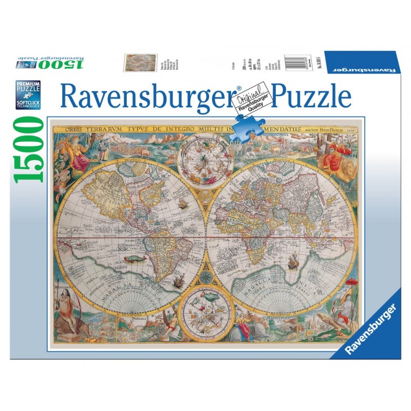 Mappemonde 1594 [1500] - RAV-163816 - Ravensburger - Puzzles - Le Nuage de Charlotte