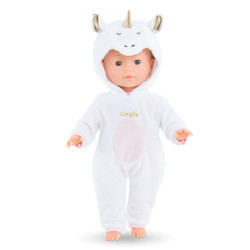 Combinaison Pyjama Licorne pour poupée "ma Corolle"