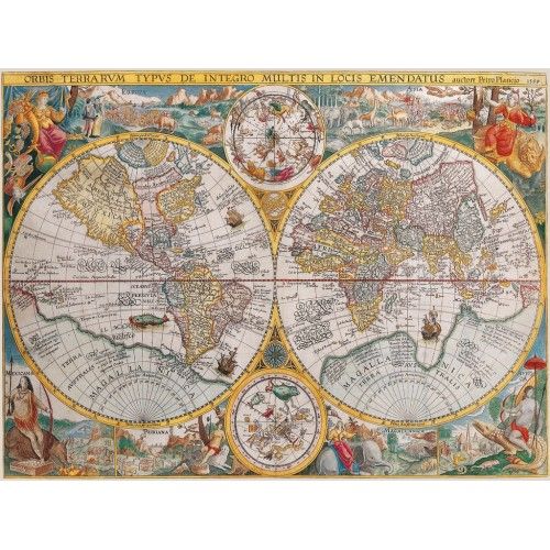 Mappemonde 1594 [1500] - RAV-163816 - Ravensburger - Puzzles - Le Nuage de Charlotte