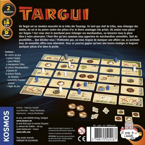 Targui - IEL-51518 - Iello - Jeux de société - Le Nuage de Charlotte