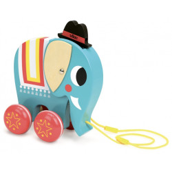 Acheter Elephant pull toy - Pull Along Toys - Vilac - Le Nuage de C...