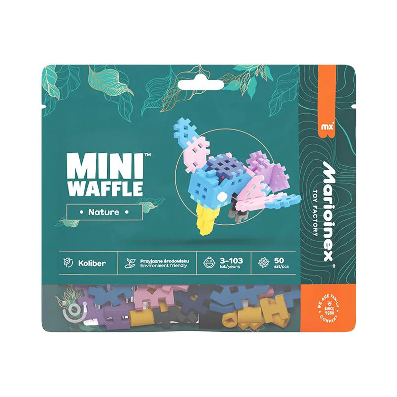 Mini Waffle Nature: Hummingbird