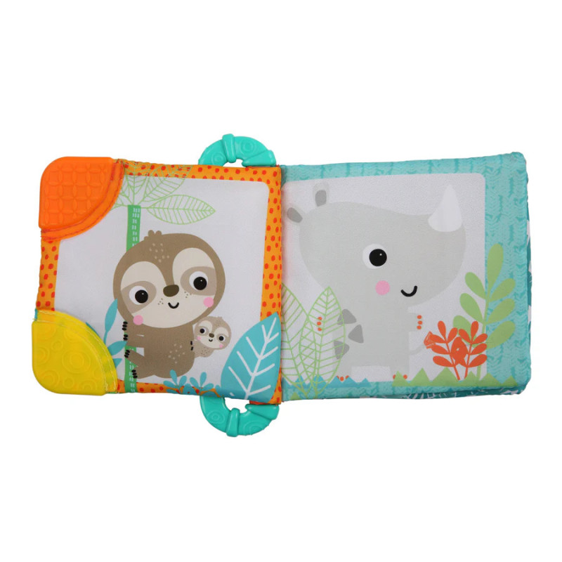 Bright Starts -  Teethe & Read Soft Book Toy