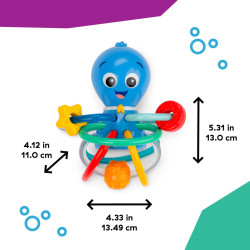 Baby Einstein - Ocean Explorers Opus's Shake & Soothe Teether Toy & Ra