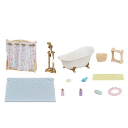 The bathtub and shower set