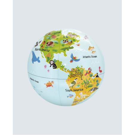 Globe gonflable - Les p’tits animaux de la nature