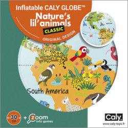 Inflatable globe - Nature’s lil’animals