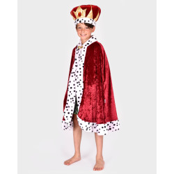 The King Cape Red Velvet