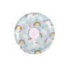 Plates - Party - Unicorn SMALL - 18 cm (8 pcs)