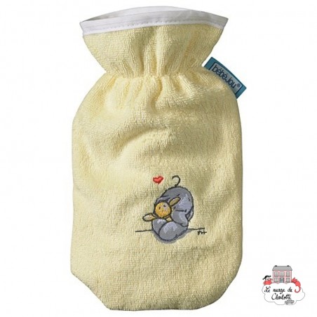 Hot water bottle cover - Humphrey's corner Yellow - BBJ-hbhumpjau - bébé-jou - Bath linen - Le Nuage de Charlotte