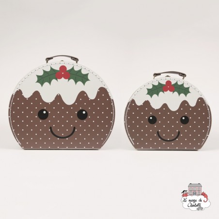 Christmas Pudding Suitcases - Set of 2 - S&B0015 - Sass & Belle - Suitcases - Le Nuage de Charlotte