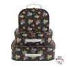 Set de 3 valises - Dahlia Floral - S&B0017 - Sass & Belle - Valises - Le Nuage de Charlotte