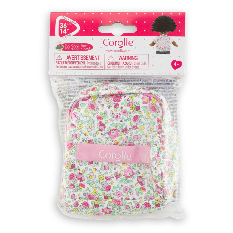 Floral backpack for ma Corolle doll