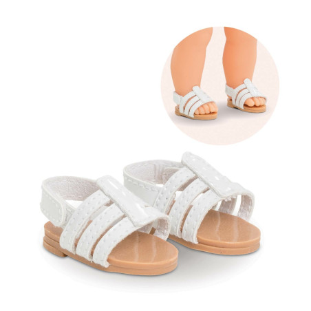 White sandals for ma Corolle doll