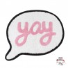 Speech Bubble Say Yay Rug - S&B0026 - Sass & Belle - Decorations - Le Nuage de Charlotte