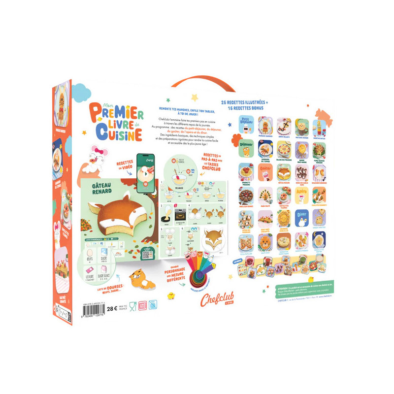 Chefclub - Coffret - Mon premier livre de cuisine