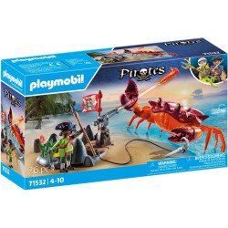 Playmobil Pirate et crabe géant | Éveillez l'esprit pirate